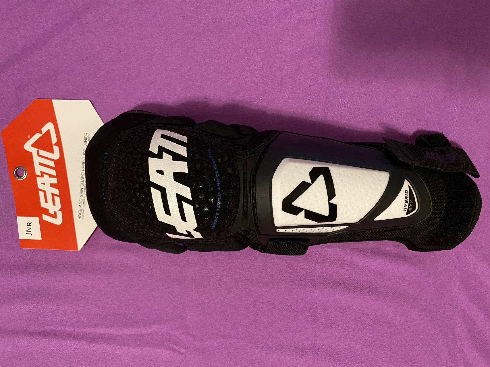 1. Genunchiere + tibiere Leatt Hybrid Ext Junior
