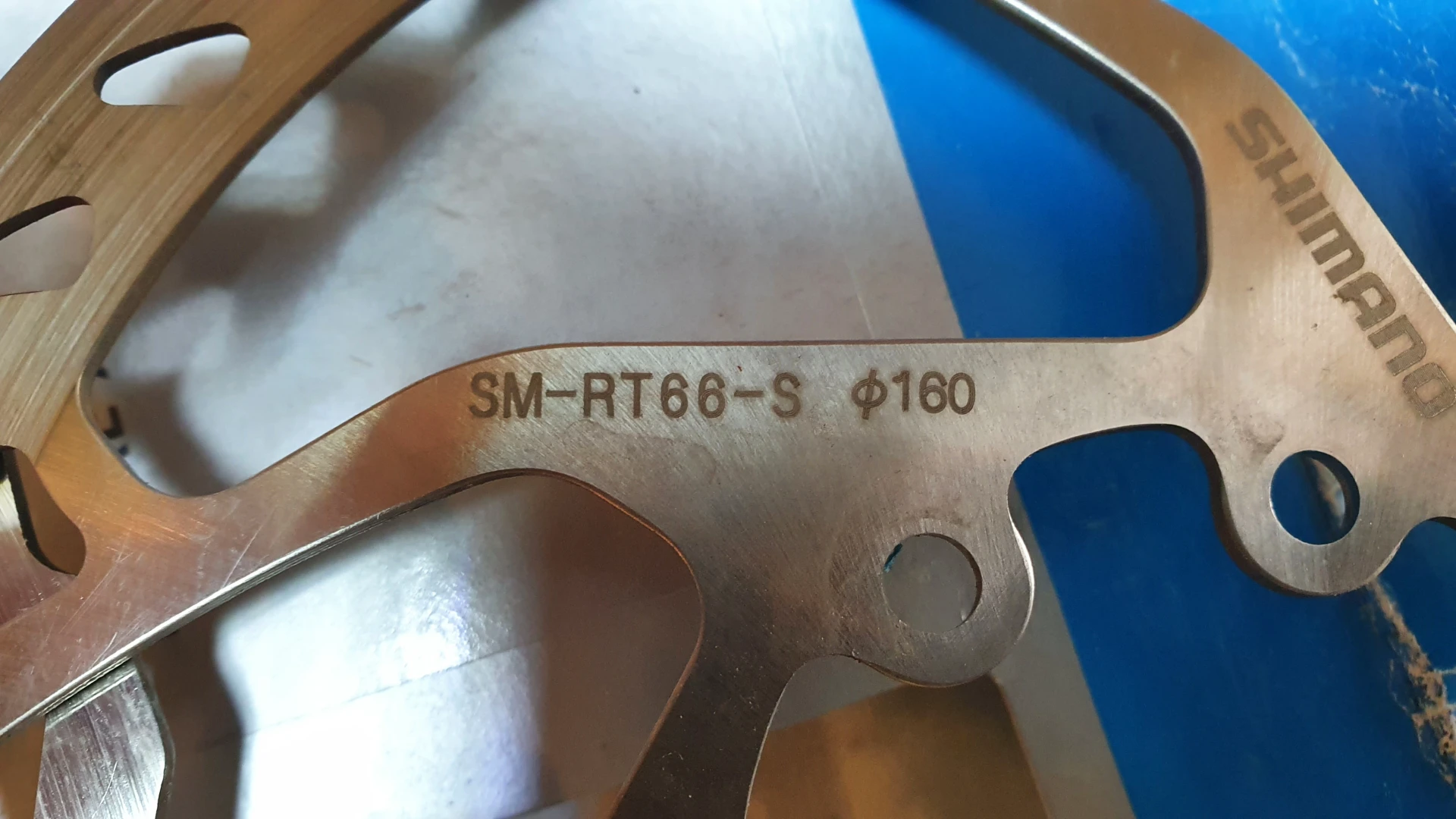 1. Vand disc frana Shimano SLX de 160 mm