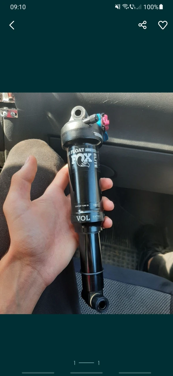 1. Shock fox performance dps 230×63mm