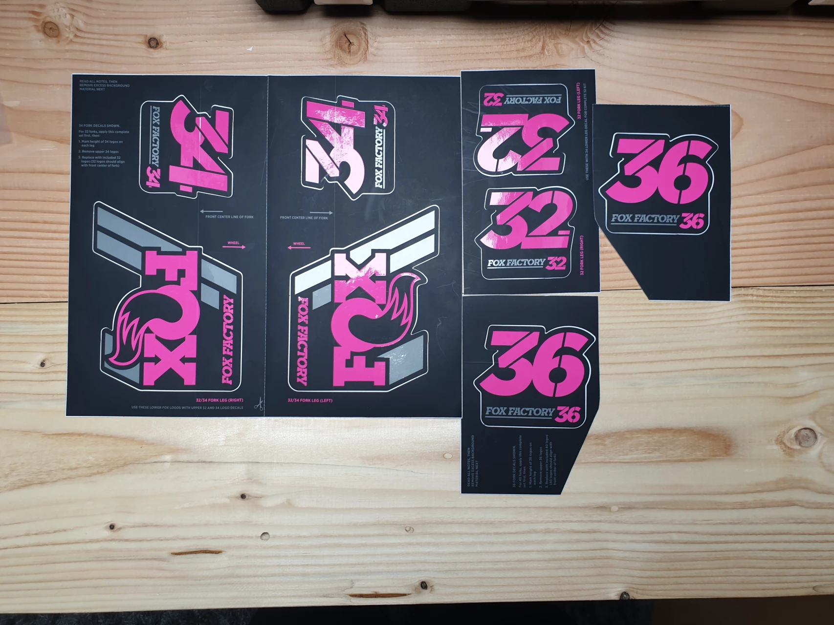 1. Fox Decal Kit