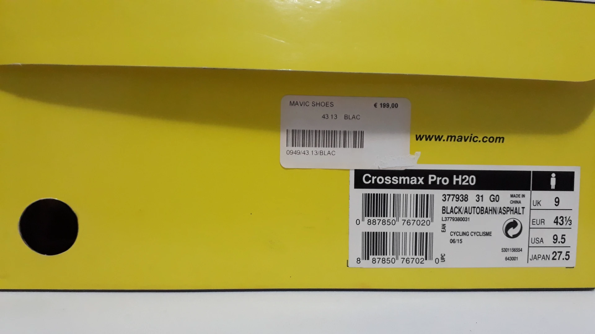 1. Pantofi Mavic Crossmax Pro H20. Spd