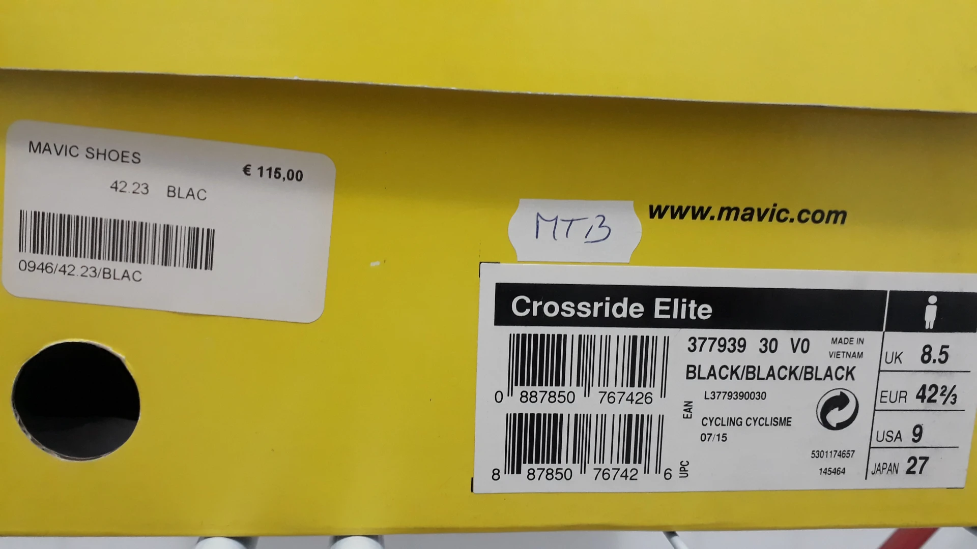 1. Pantofi Mavic Crossride Elite 42 2/3 Spd