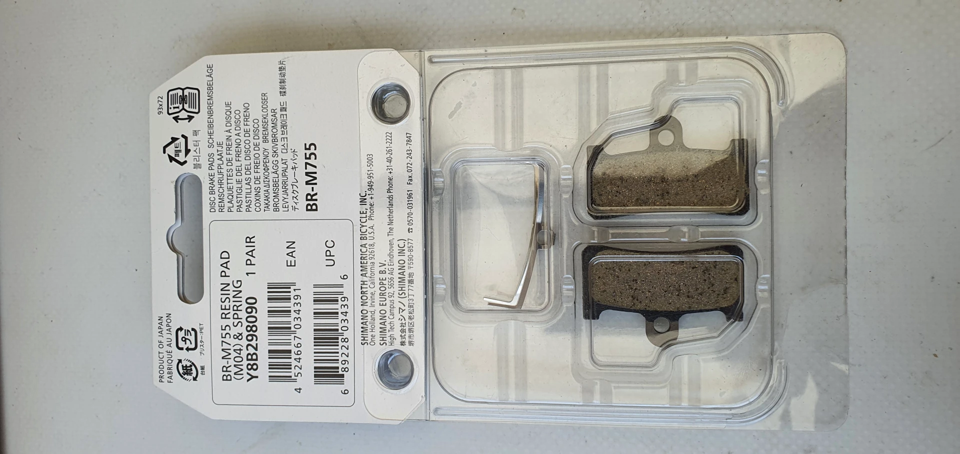 2. Placute frana Shimano XT BR - M755