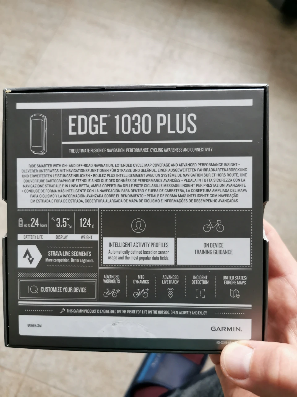 1. Garmin edge 1030 plus