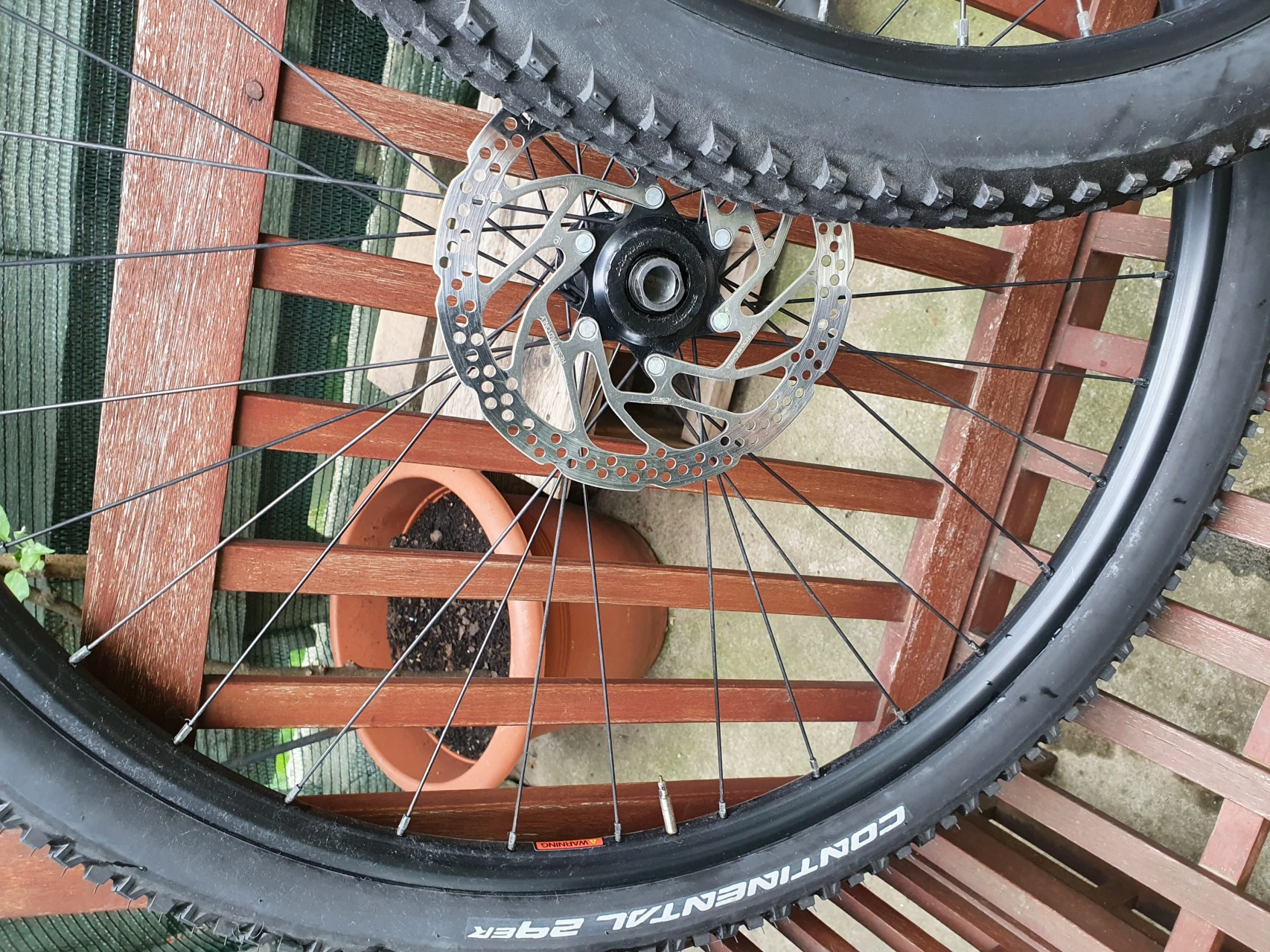 7. Set roti 29 MTB, jante WTB butuci Shimano