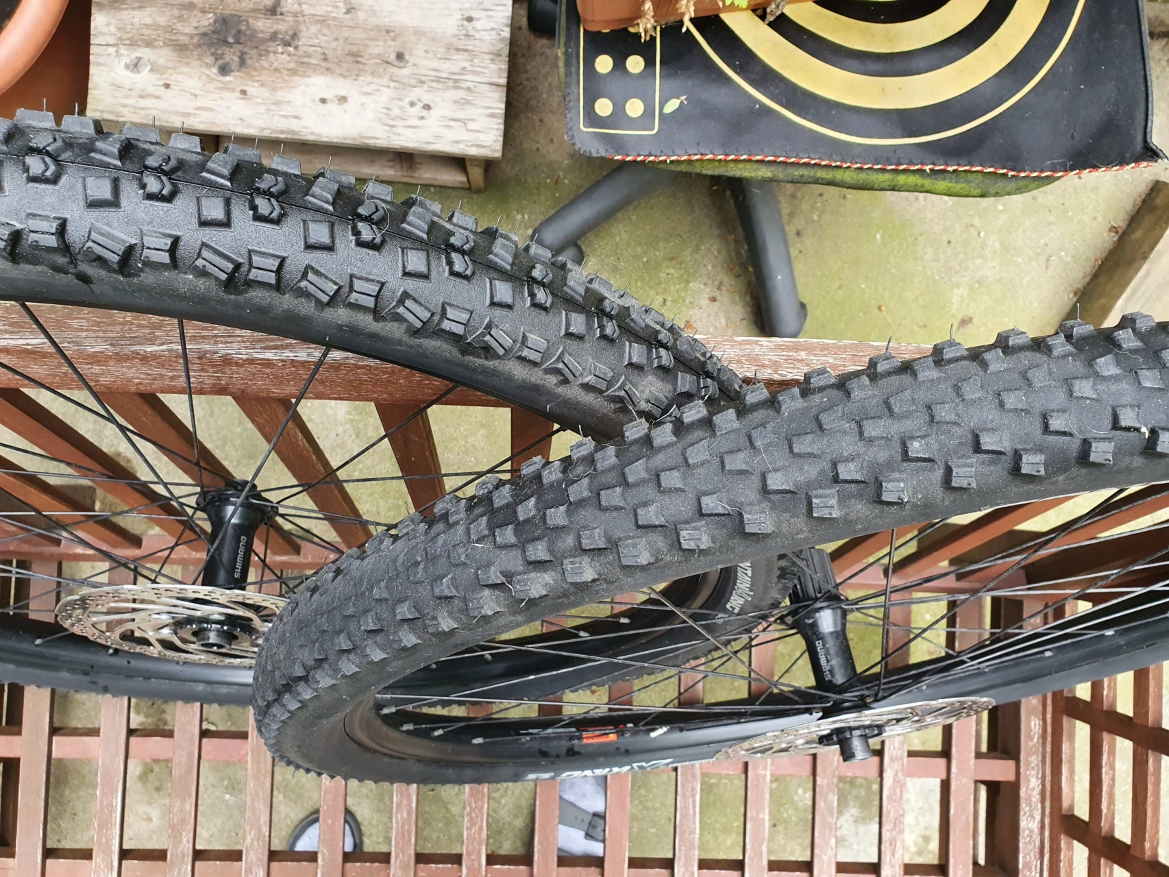 6. Set roti 29 MTB, jante WTB butuci Shimano