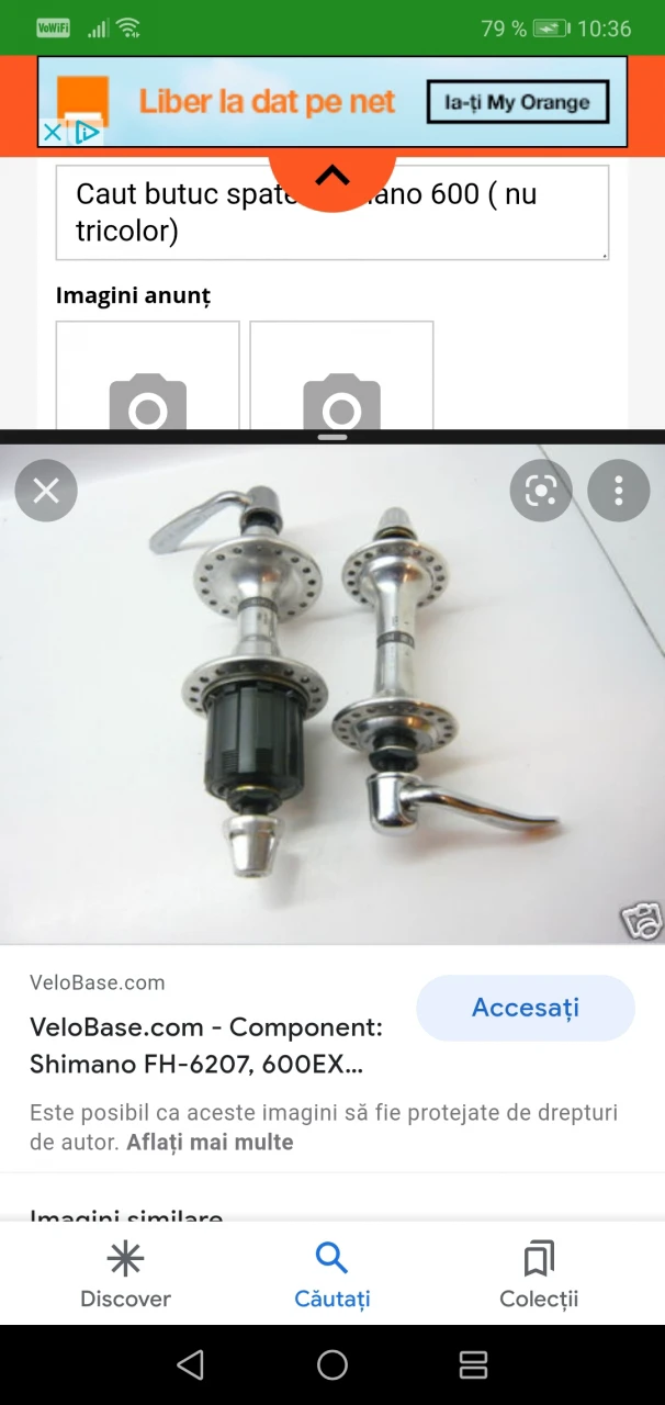 1. Butuc spate Shimano 600 (nu tricolor)