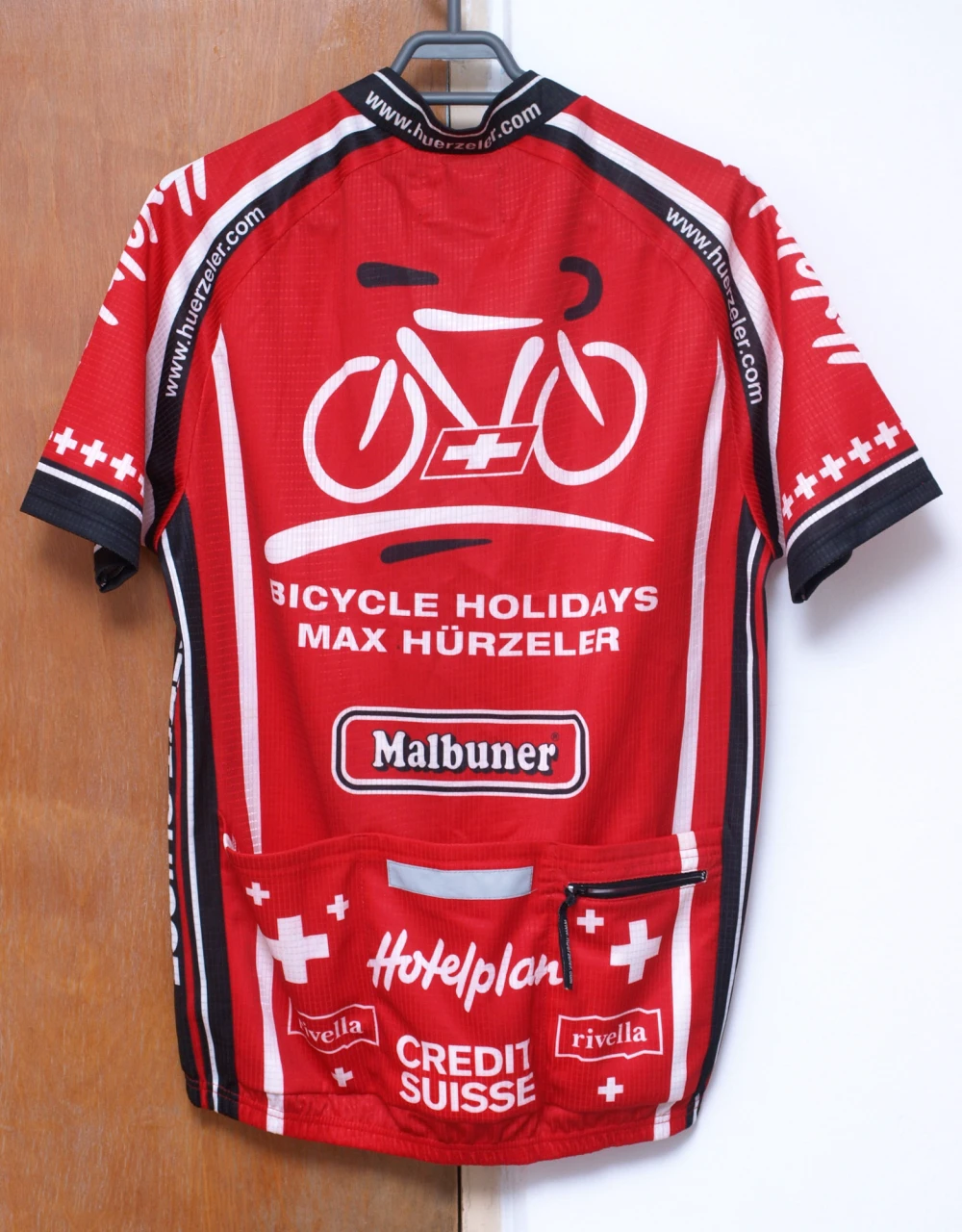 1. Tricou Bicycle Holidays L rosu