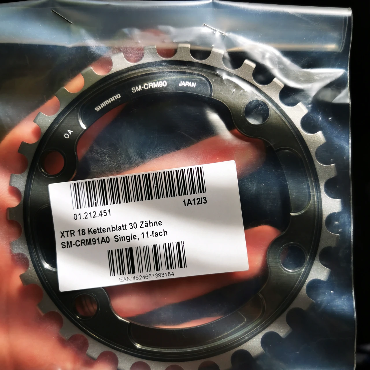 2. Shimano XTR SM-CRM90 foaie angrenaj 30T * NOU *