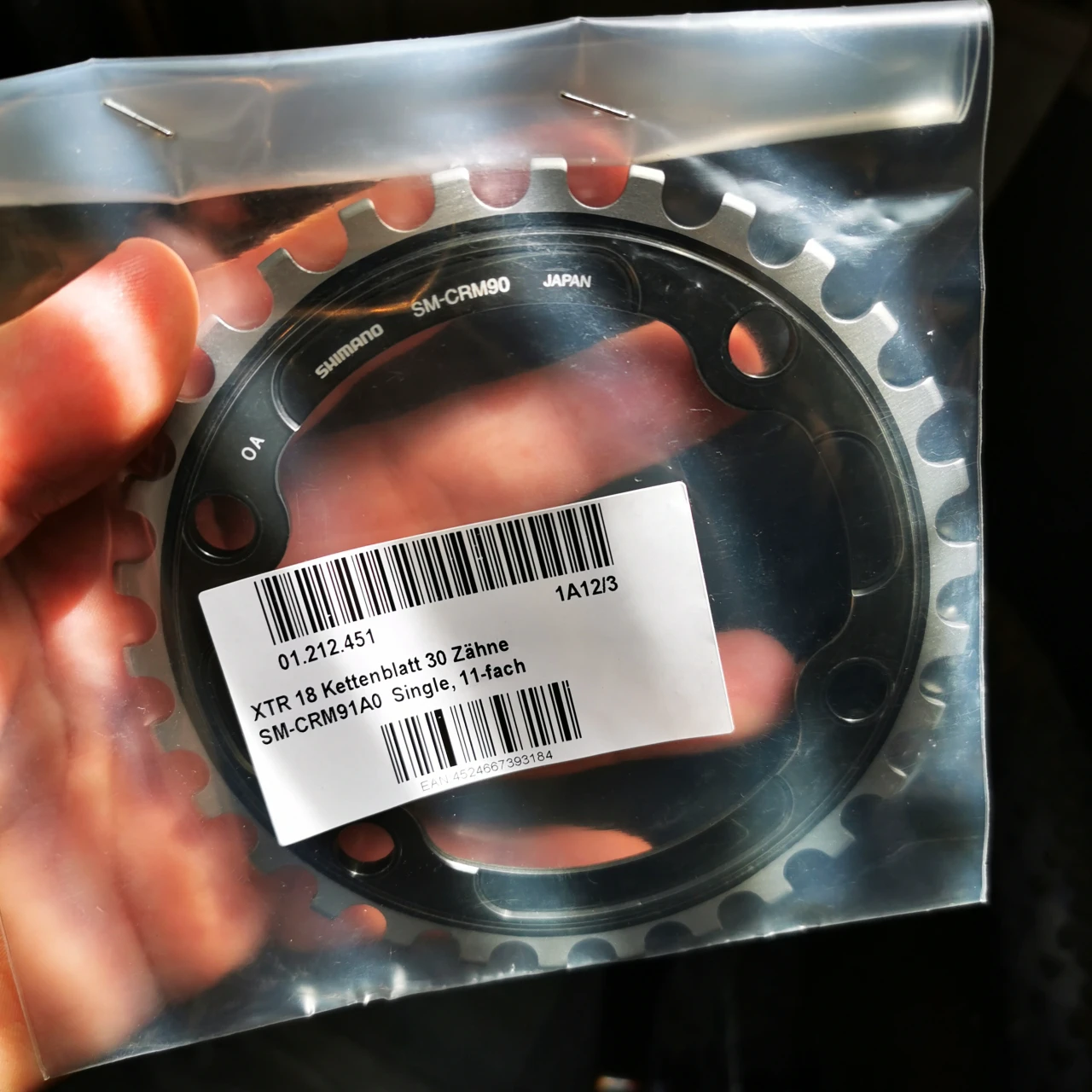 1. Shimano XTR SM-CRM90 foaie angrenaj 30T * NOU *