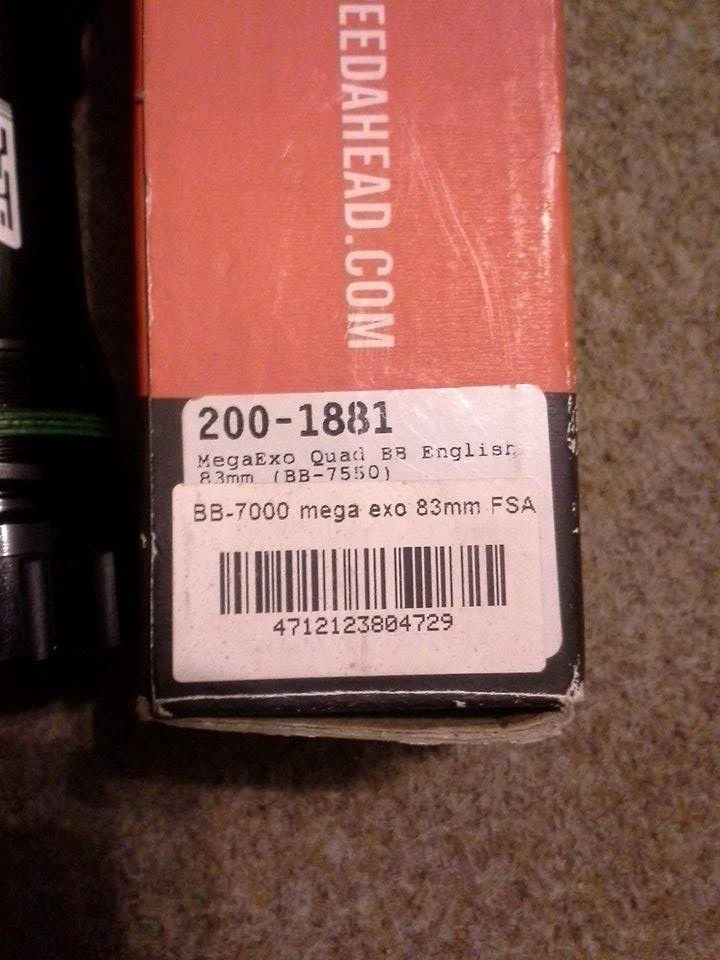 1. FSA BB-7000 83mm