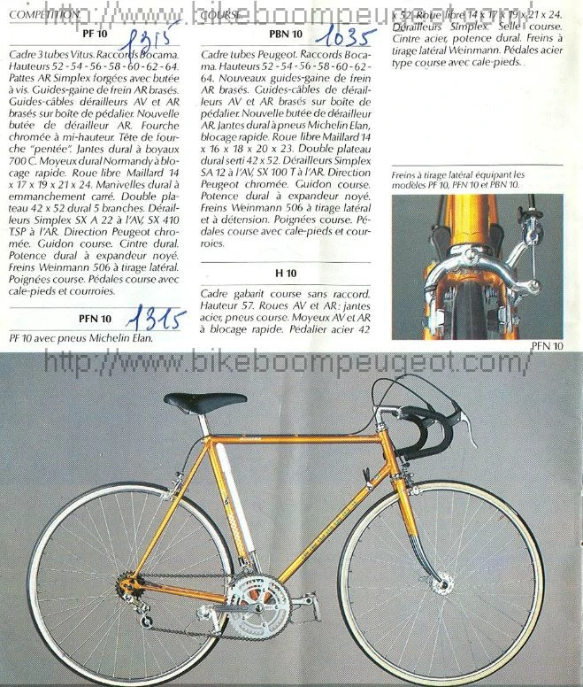 1. Cursiera de otel Peugeot PF10
