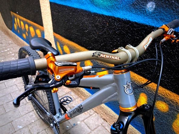 1. Bicicleta-Orange Crush HOPE CUSTOM (27.5, mtb, hardtail)
