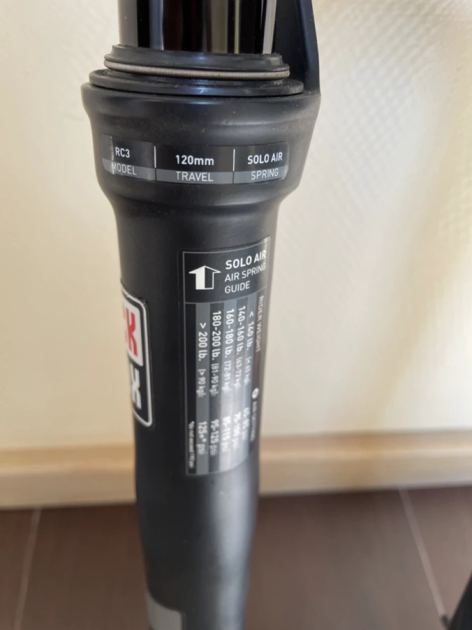 1. RockShox Solo Air 29", 120mm