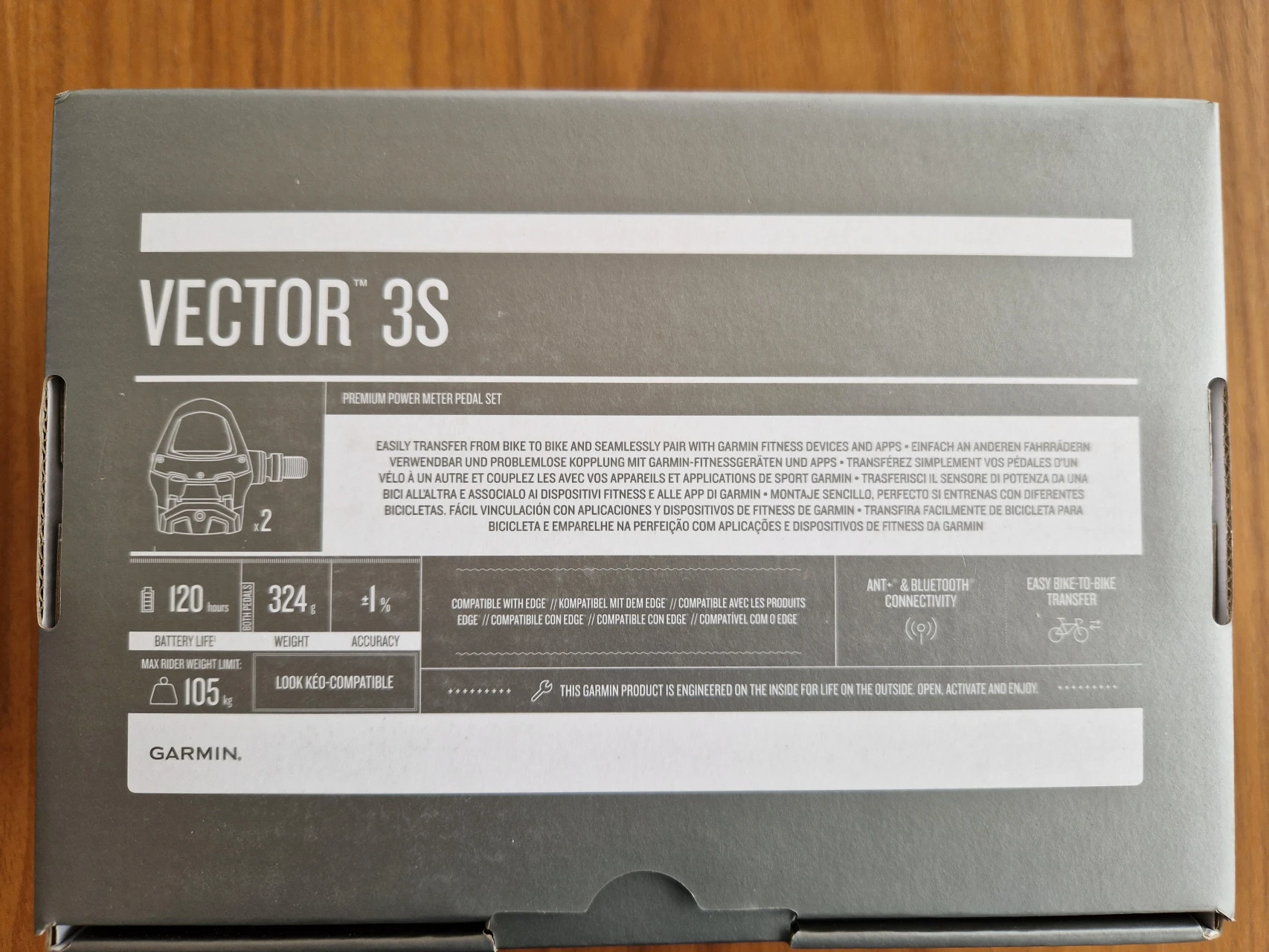 1. Garmin Vector 3S