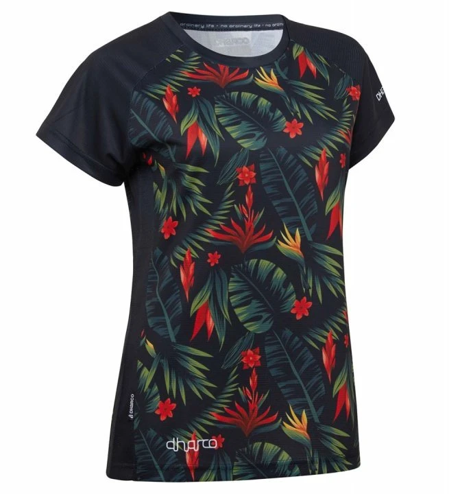 1. Tricou mountainbike dama Dharco Classic Jersey SS Tropical