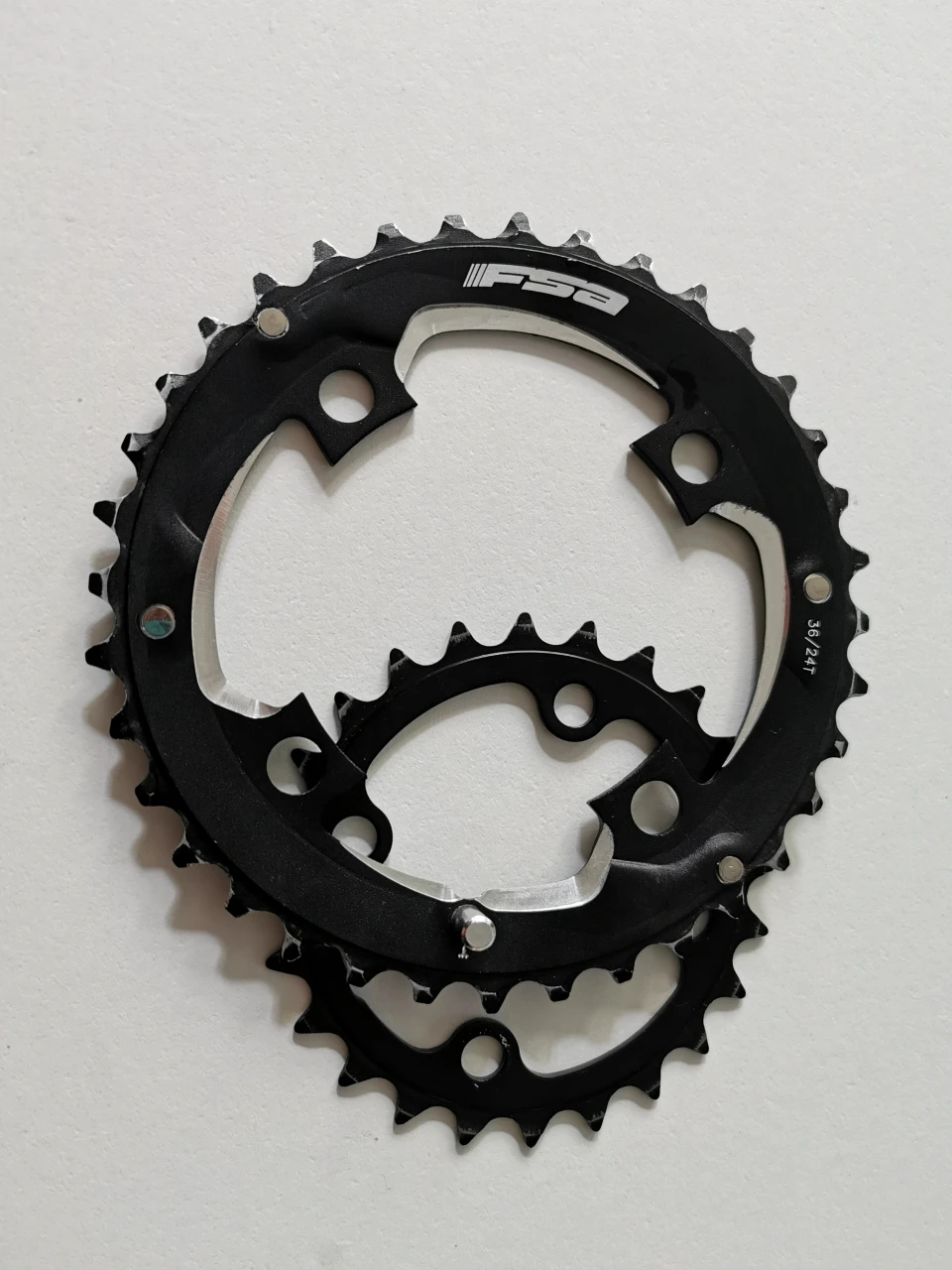1. FSA Comet 36/24 chainring set (foi de angrenaj) *aproape noi*