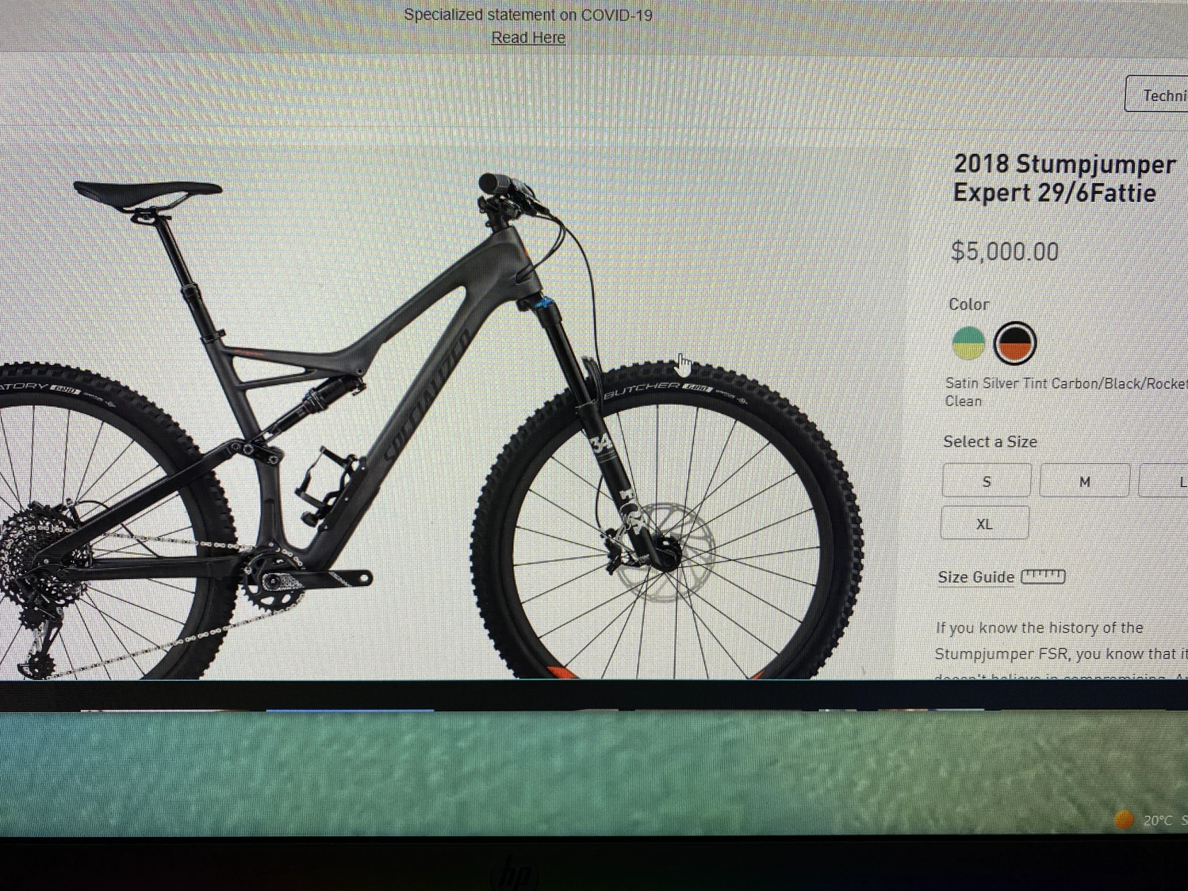 1. Specialized Stumpjumper Expert 29/6Fattie