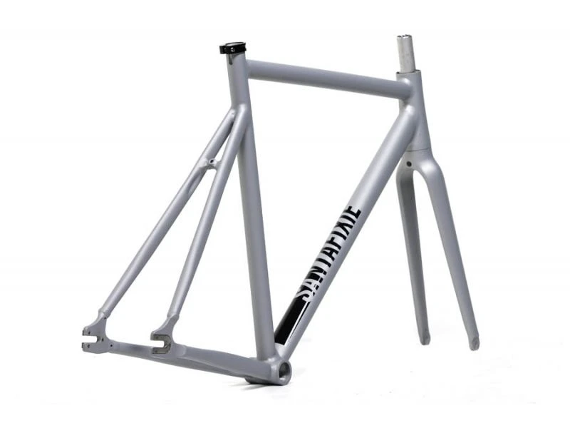 1. Cadru Single Speed / Fixed Gear Santafixie Raval Matte Grey - 52