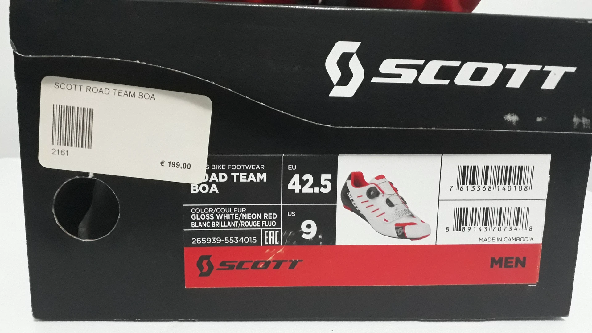 1. Pantofi ciclism Scott Road Team Boa 42, 43