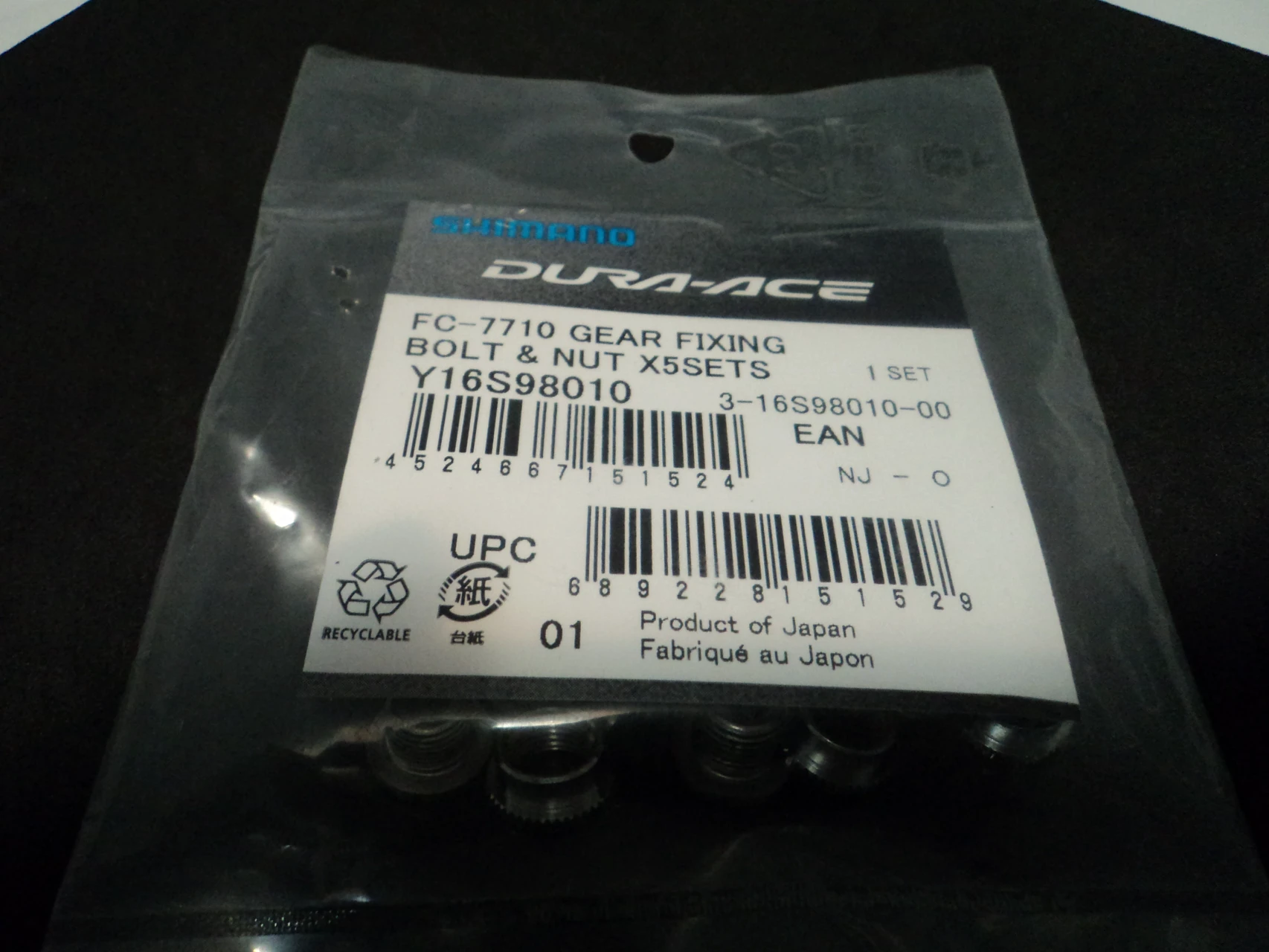 1. Suruburi foi / placi angrenaj Shimano FC-7710 Dura-Ace - Y16S98010