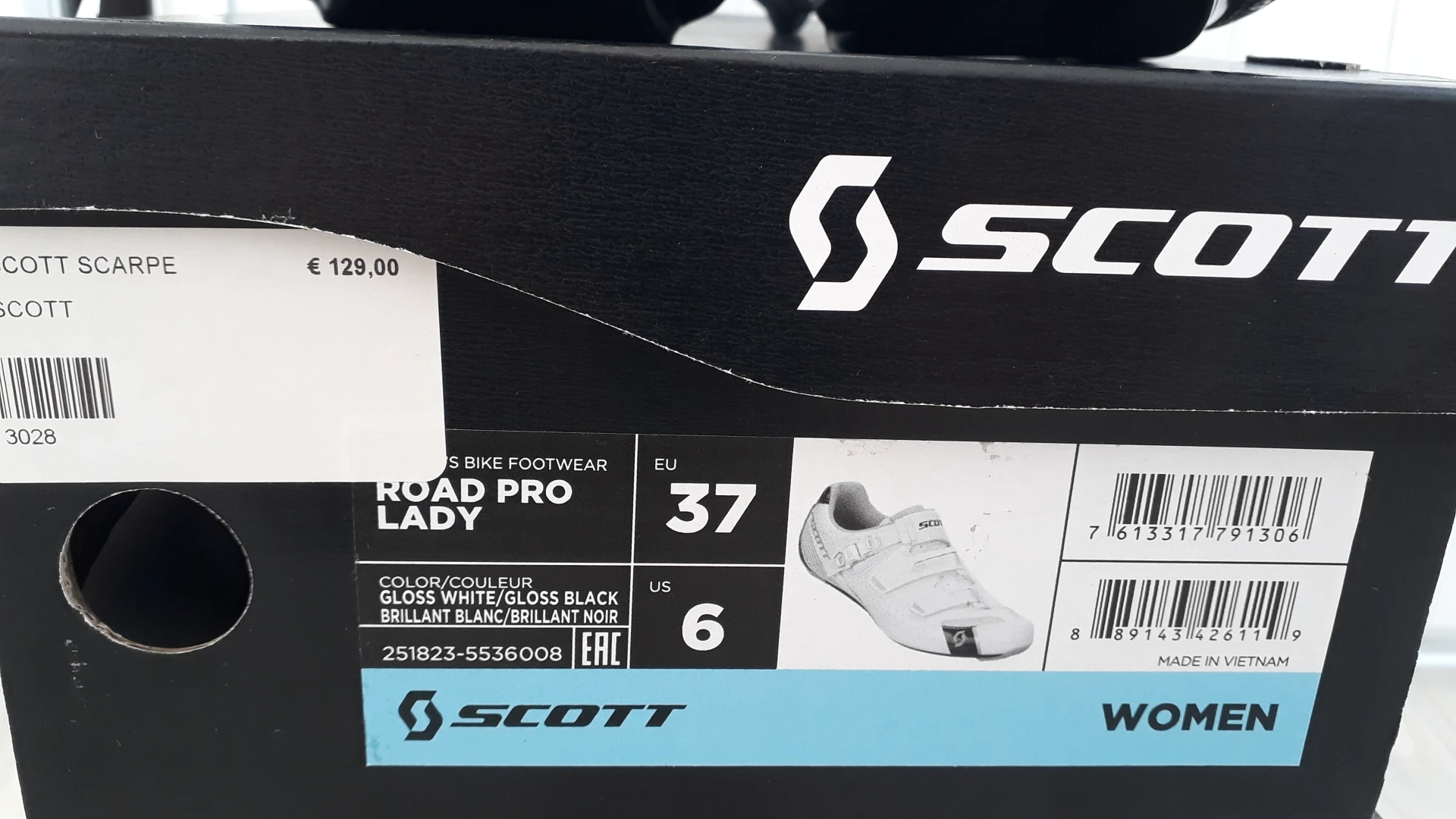 1. Pantofi ciclism Scott Road Pro de dame 37