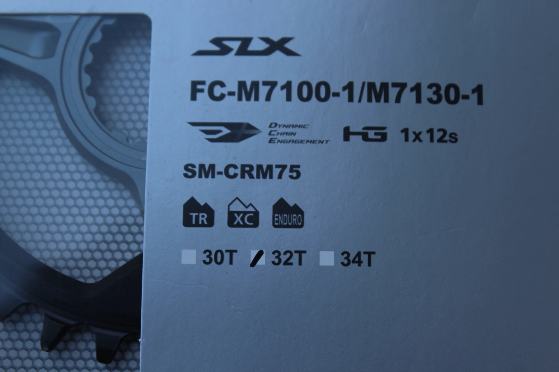 3. Shimano SLX SM-CRM75 placa angrenaj FC-M7100-1/7120-1/7130-1