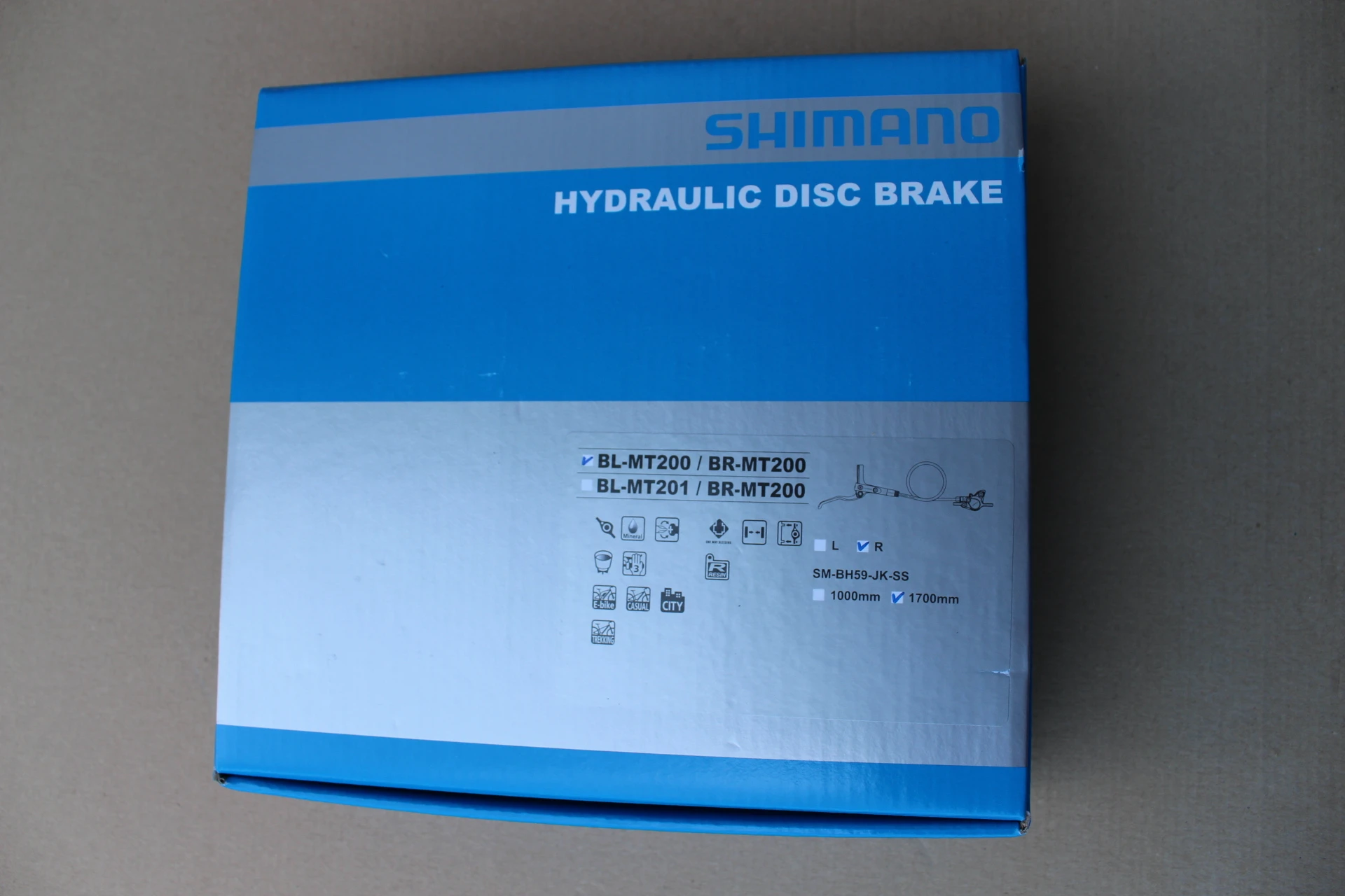 3. Shimano BR-MT200 frana spate 1700mm
