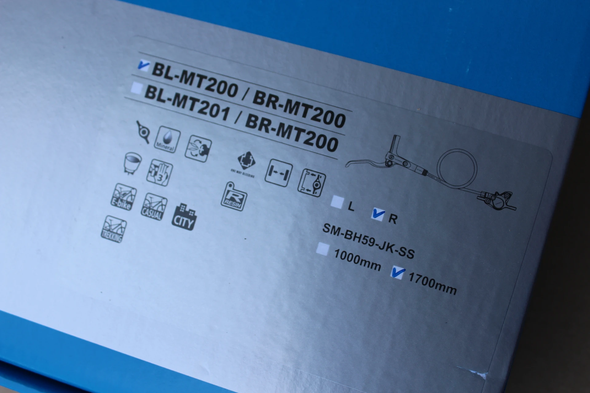 2. Shimano BR-MT200 frana spate 1700mm