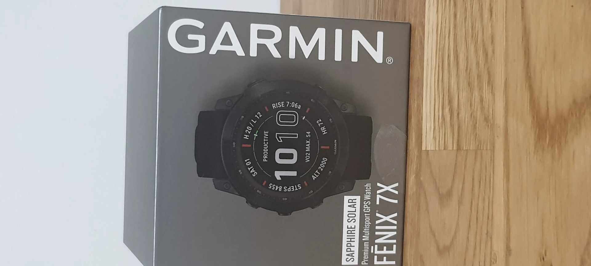 1. Garmin Fenix 7X Sapphire Solar
