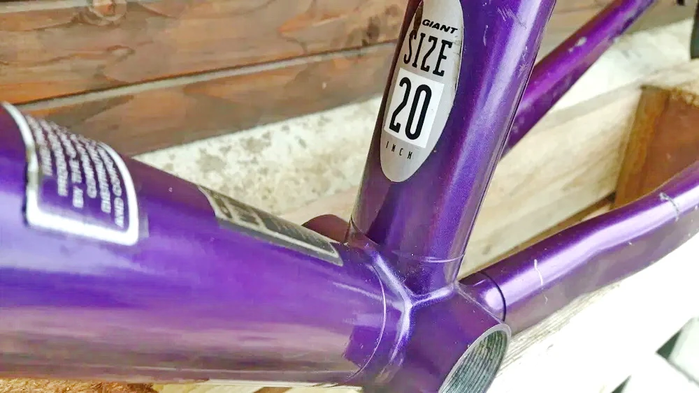 1. Cadru (frameset) Giant Cadex 26" al+ carbon 20"