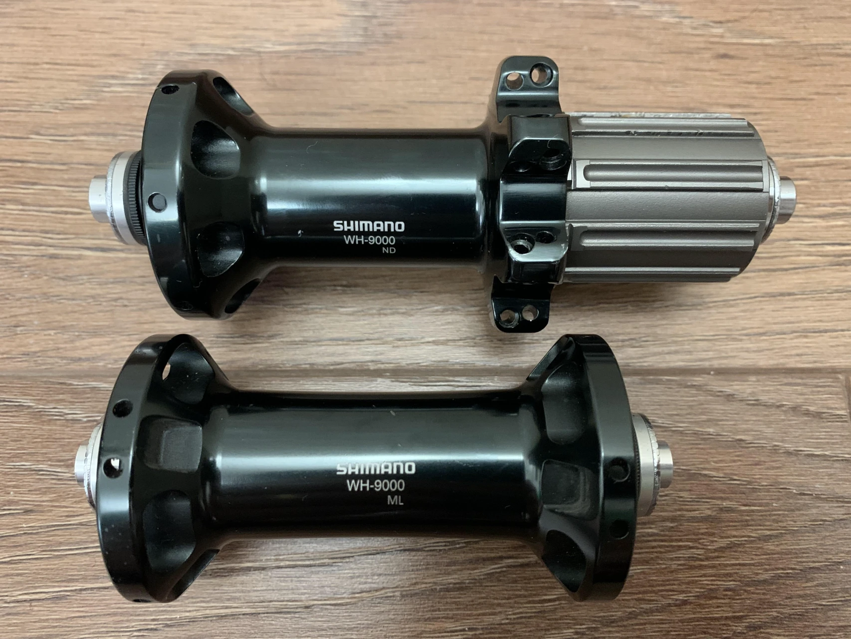 7. Shimano Dura Ace WH-9000 - Set jante noi carbon C50 + Butuci fata/spate