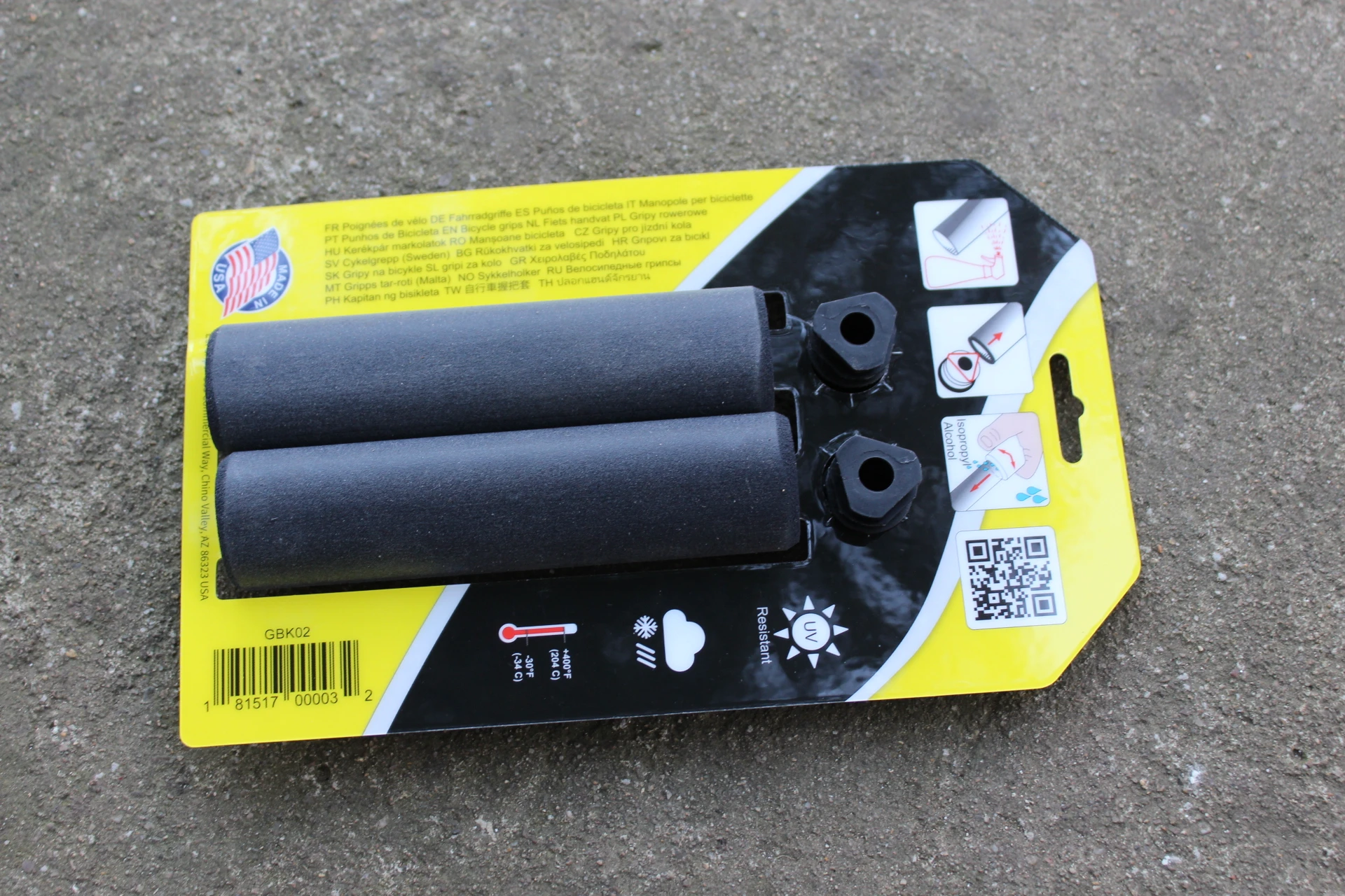 2. ESI Chunky silicone grips - negru