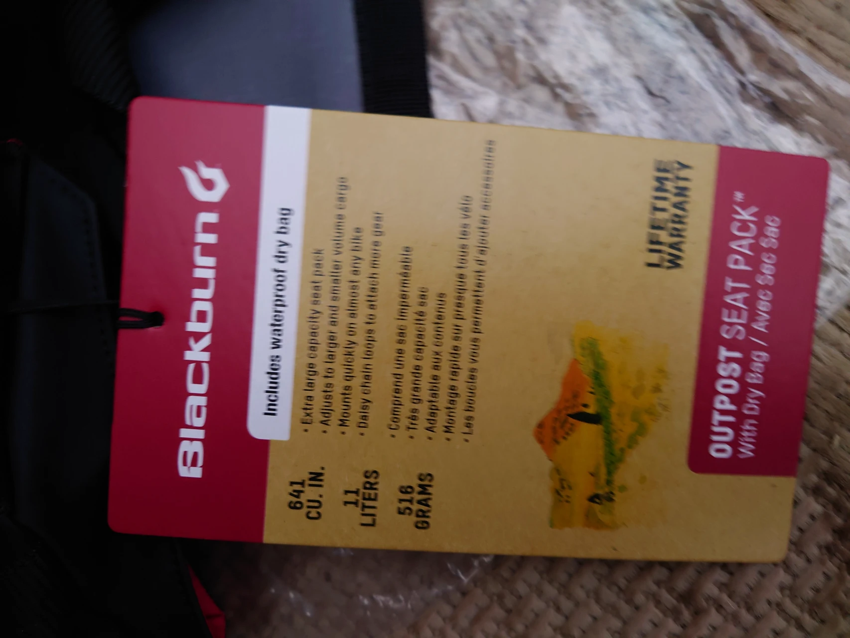 1. Blackburn seat pack