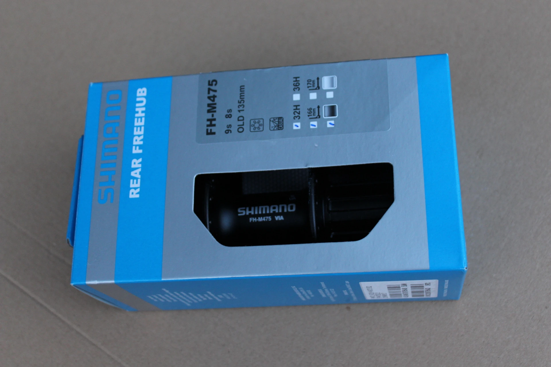 4. Shimano FH-M475 + QR - 32gauri