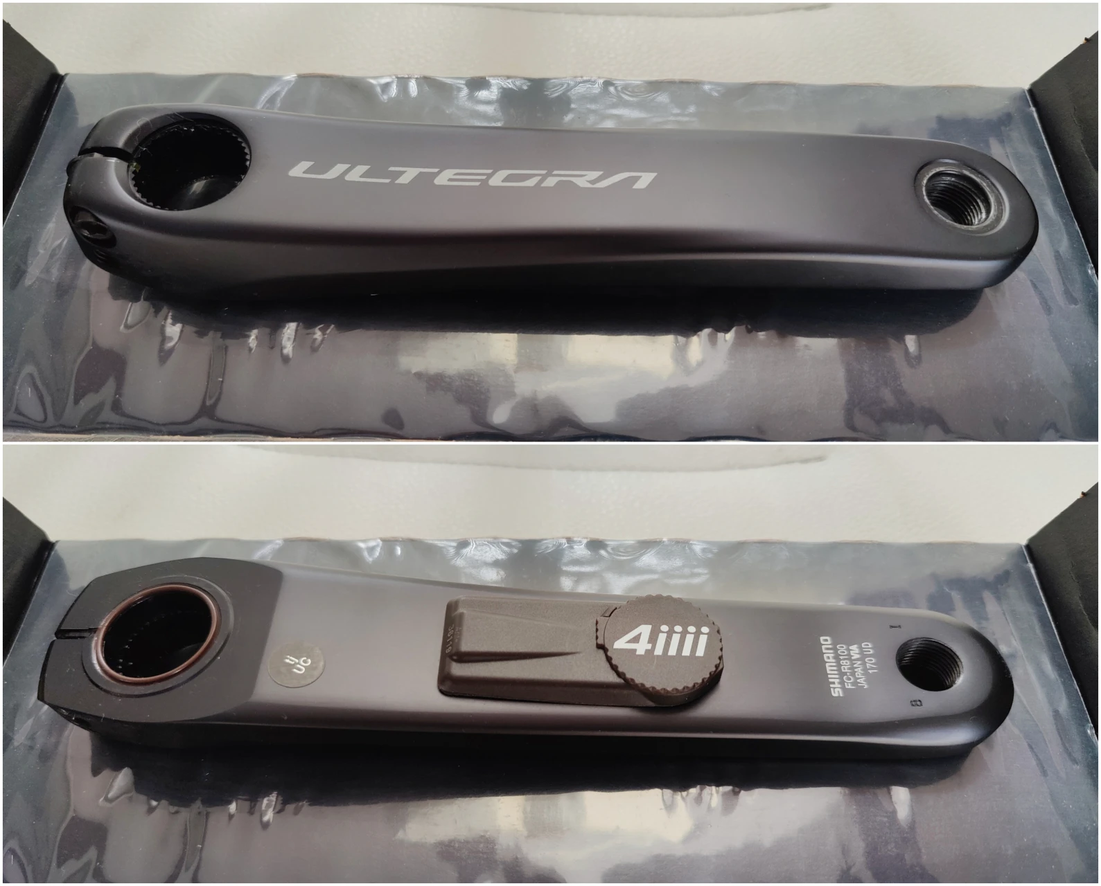 1. Powermeter 4iiii pe braț de 170 mm, compatibil Shimano