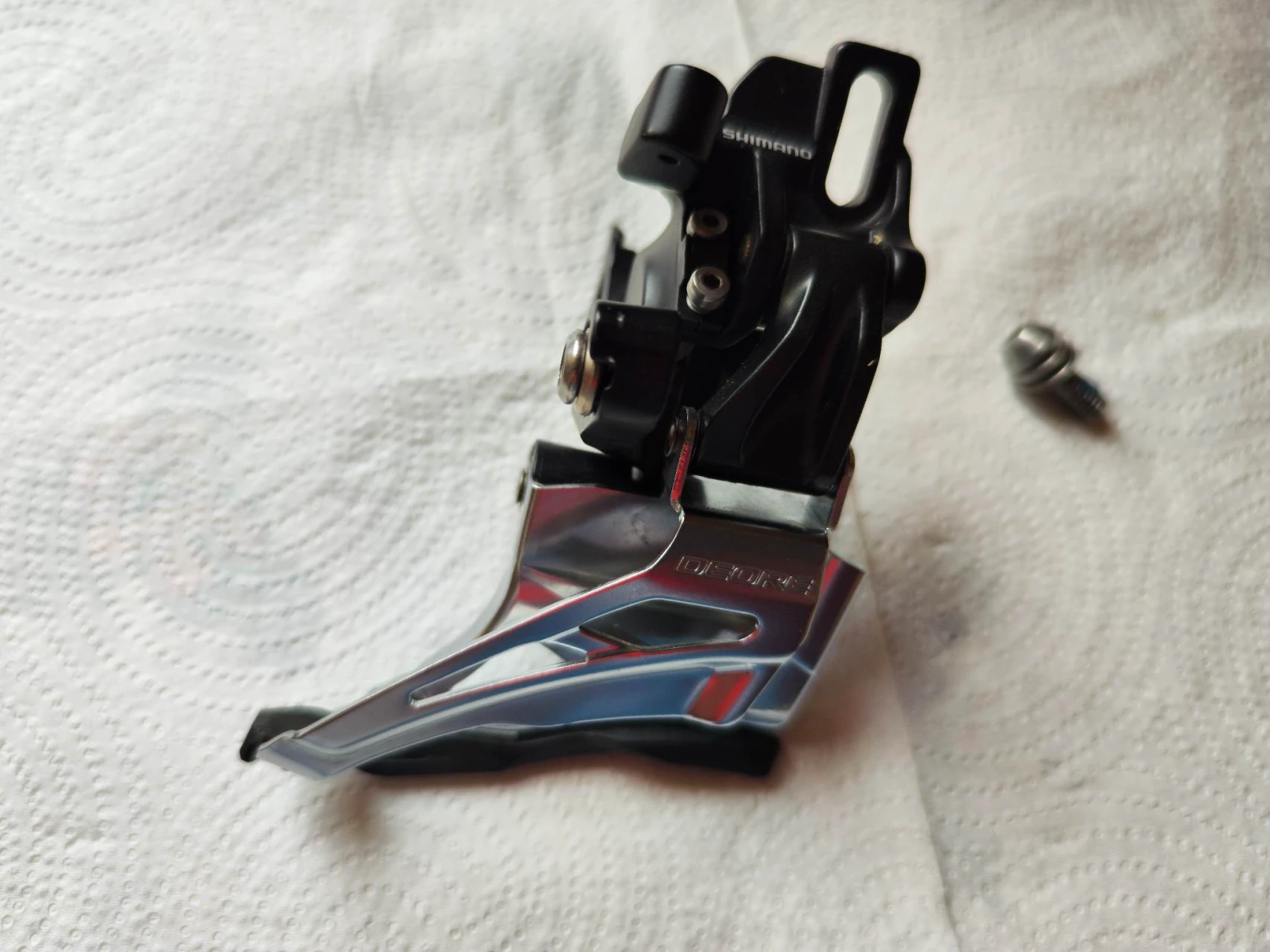 4. SCHIMBATOR FOI SHIMANO DEORE FD-M618-L 10 VITEZE DIRECT MOUNT
