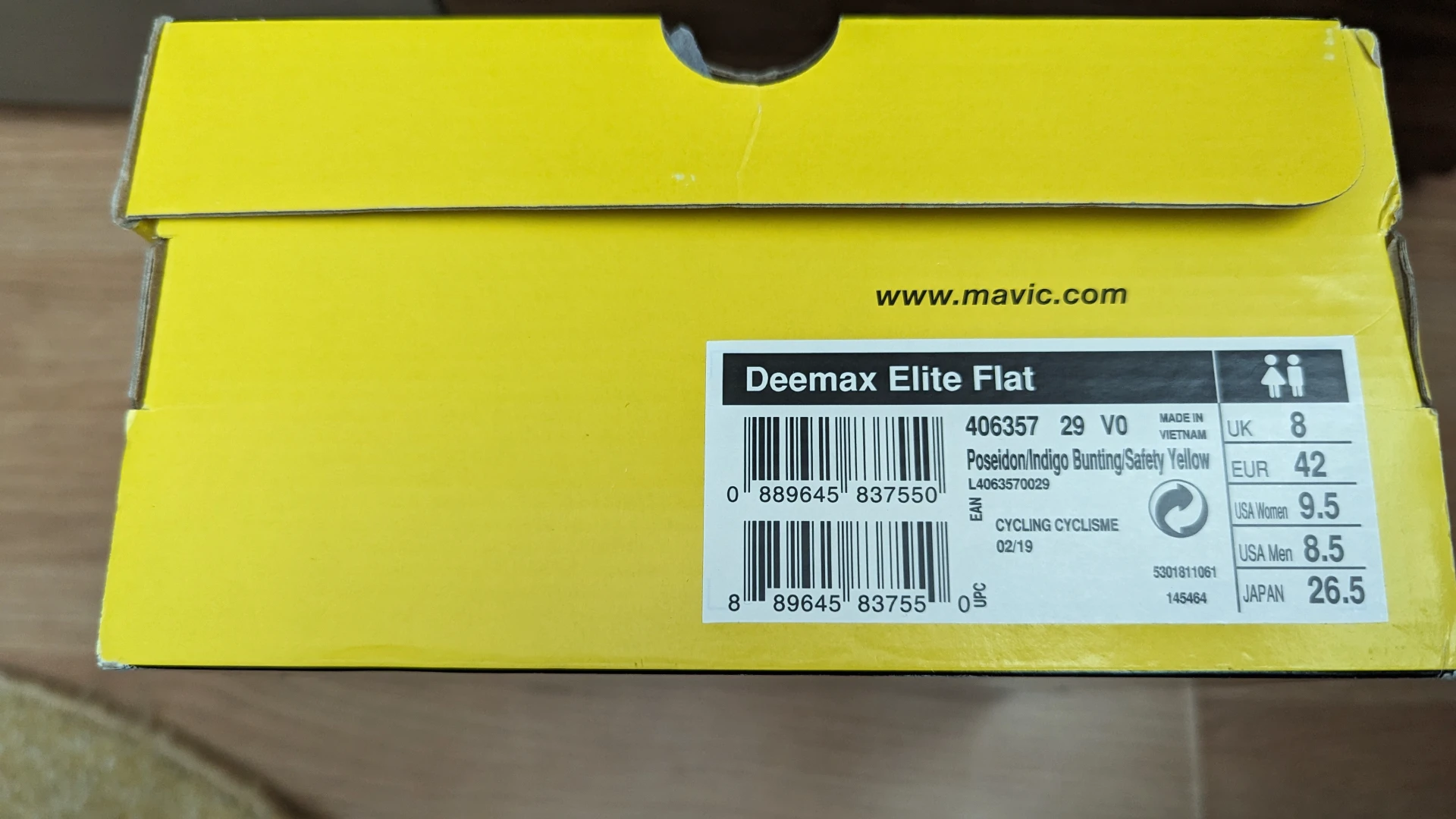 1. Pantofi Mavic Deemax Elite flat pedal 42