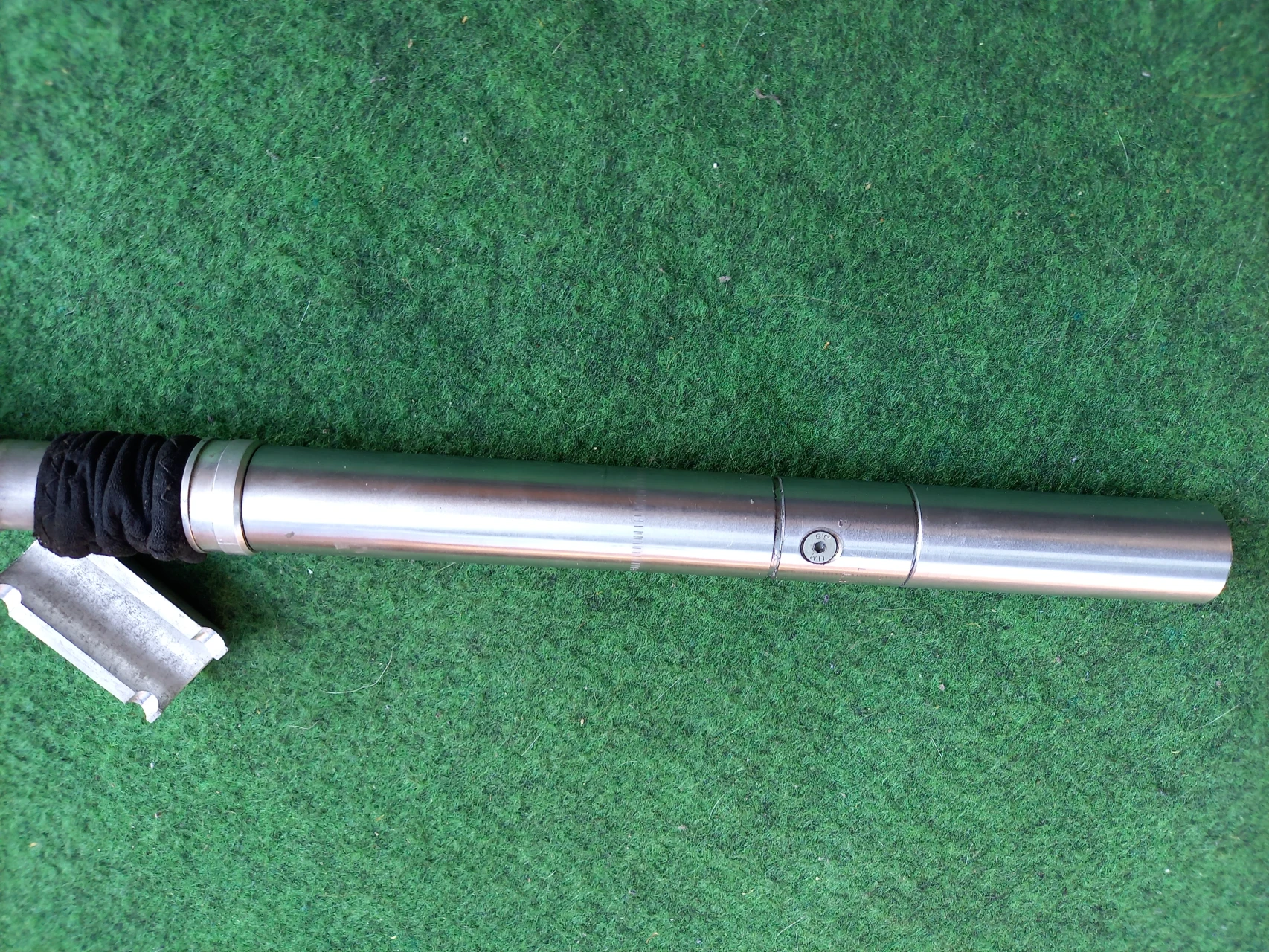 6. Tija de șa cu suspensie model vintage 26.4 mm otel inoxidabil