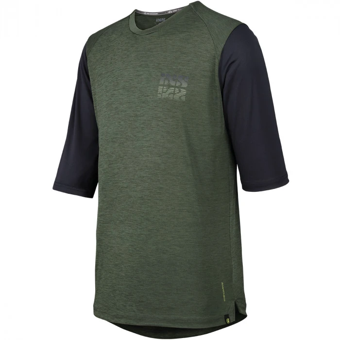 1. IXS CARVE X 3/4 JERSEY OLIVE-BLACK