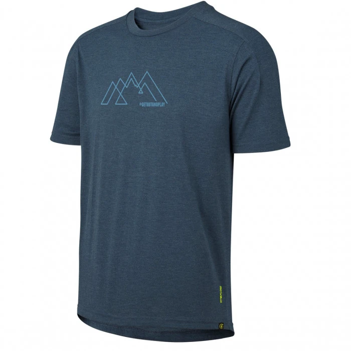 1. IXS FLOW TECH TEE MNT GRAPHIC MARINE