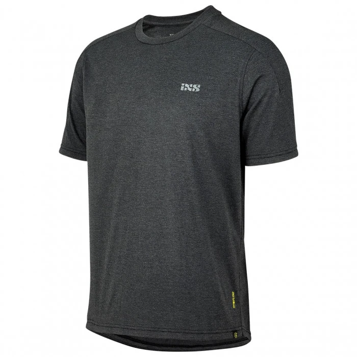 1. IXS FLOW TECH TEE BRAND LOGO BLACK