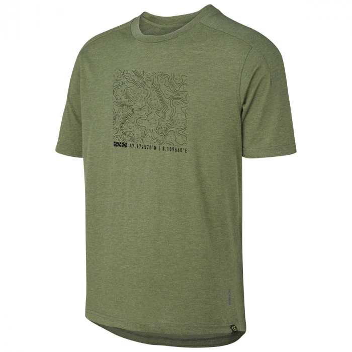 1. IXS FLOW CONTOUR TECH TEE OLIVE