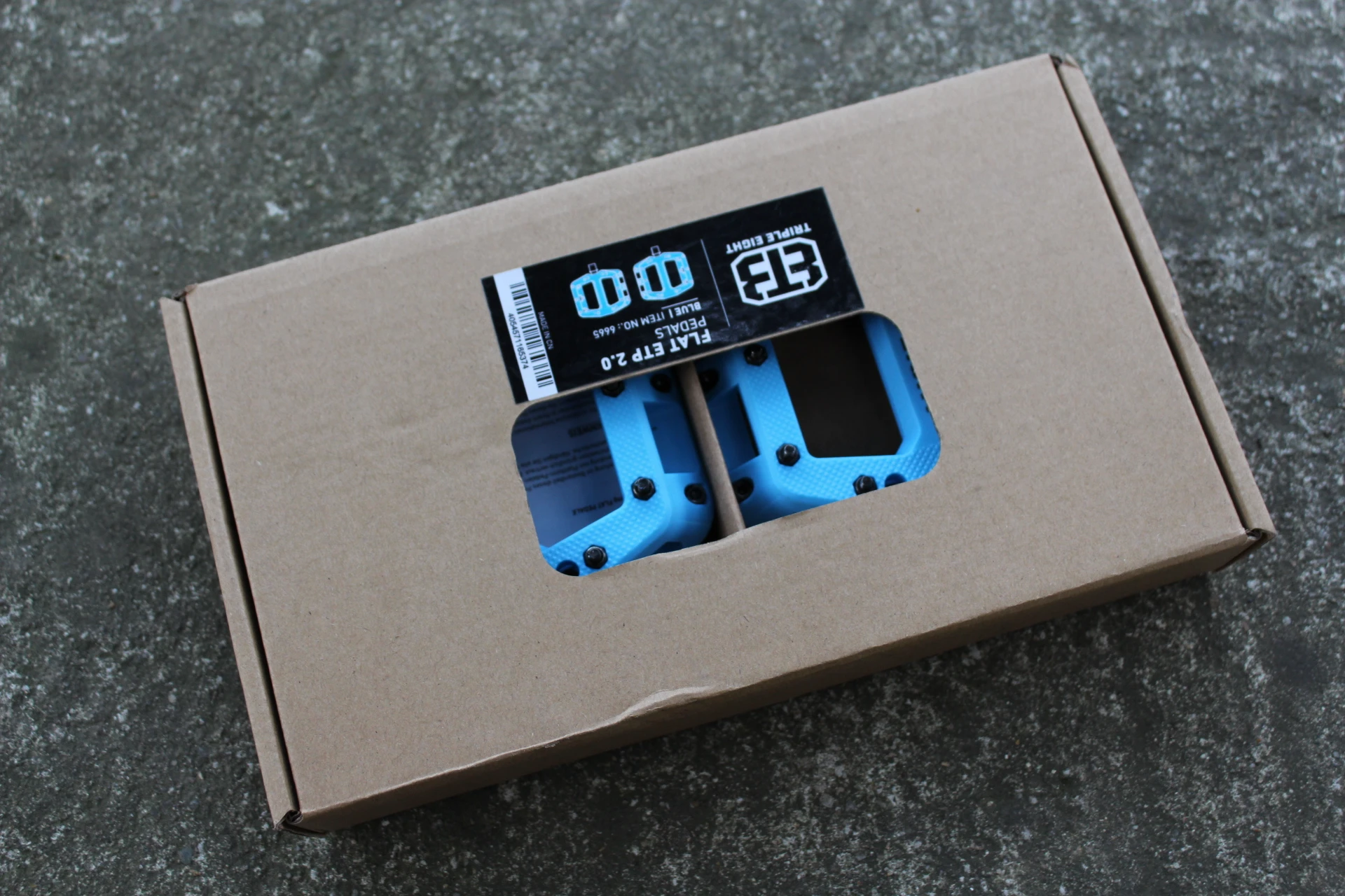 1. TRIPLE EIGHT ETP 2.0 Flat Pedals - Nylon albastru