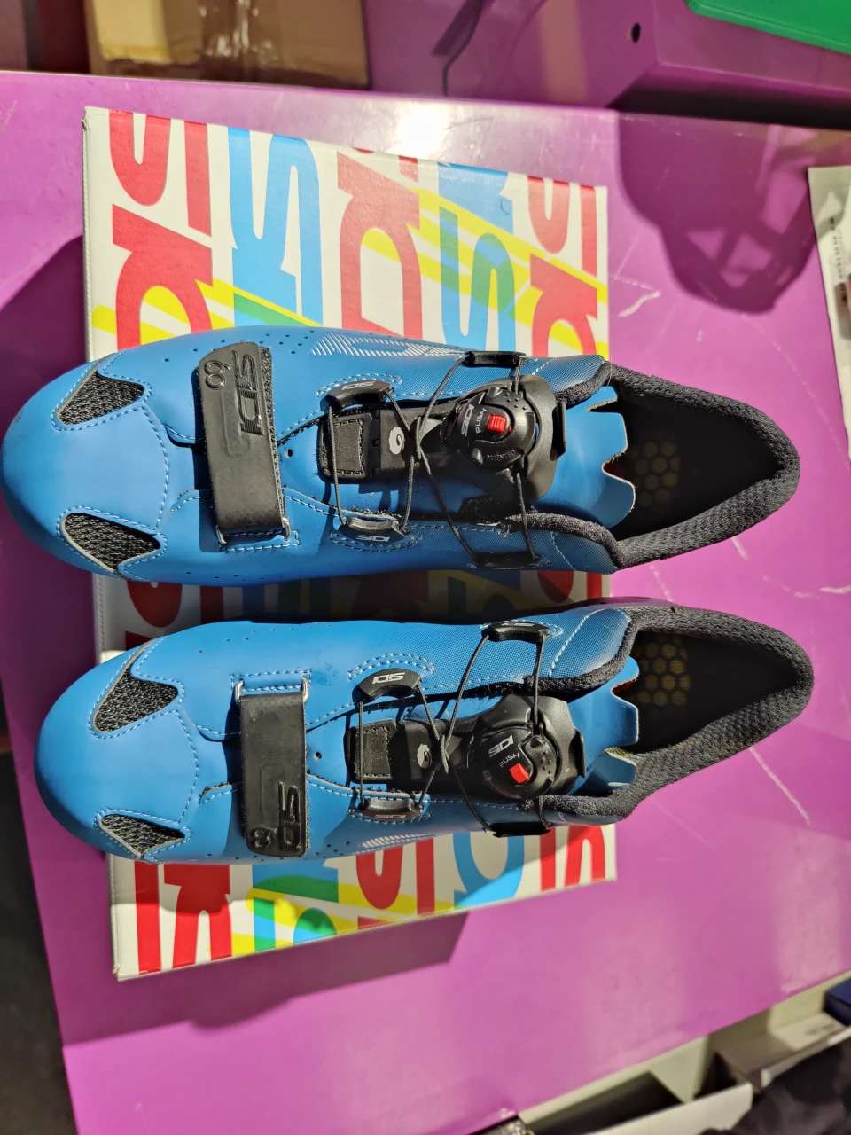 1. Pantofi ciclism Sidi Sixty - talpa carbon