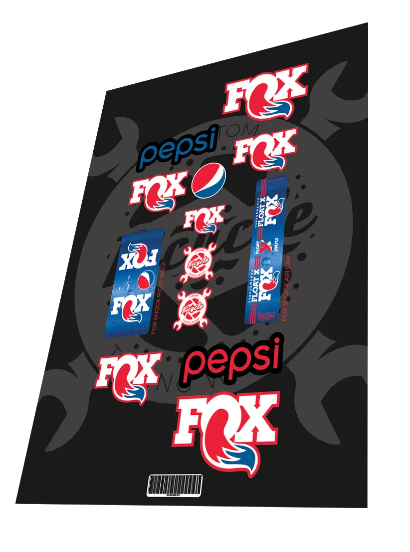 1. Stickere Fox Float X Performance 2016 Pepsi Edition
