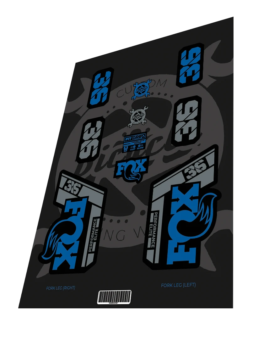 1. Stickere Fox Performance Elite 36 2021 Dark Blue Gray