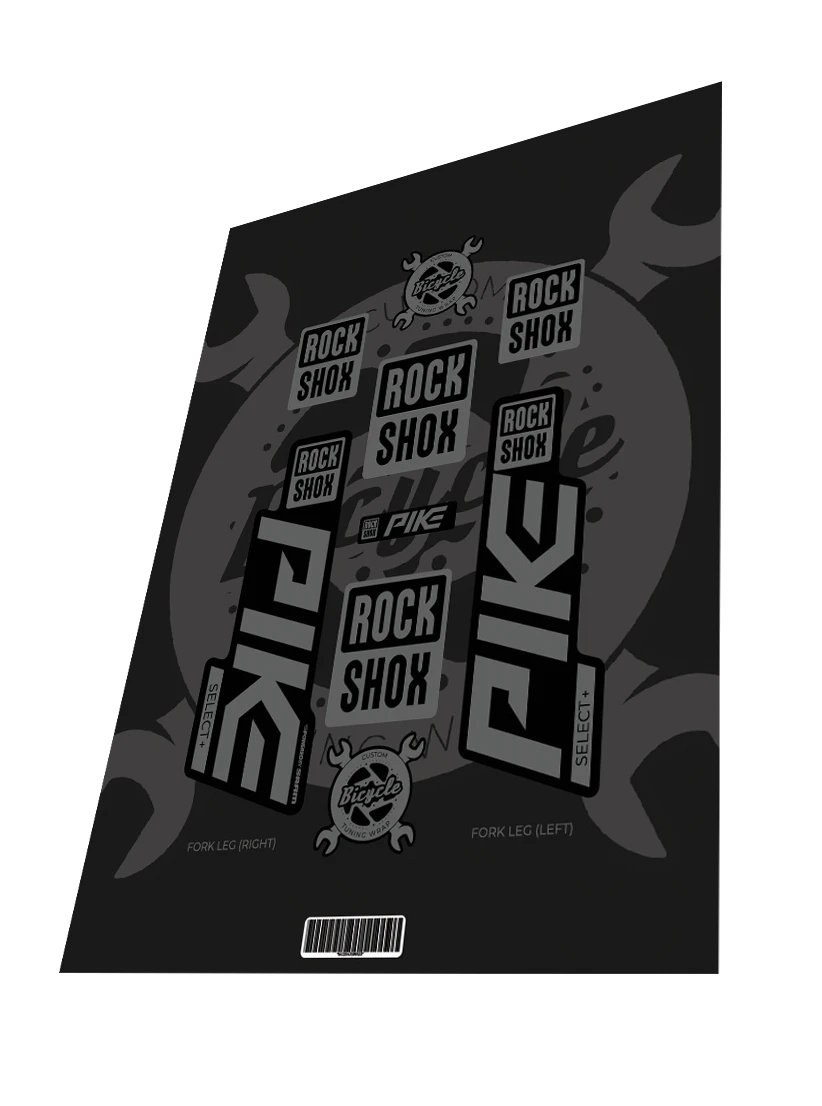 1. Stickere Rockshox Pike Select Plus Stealth Black 2021