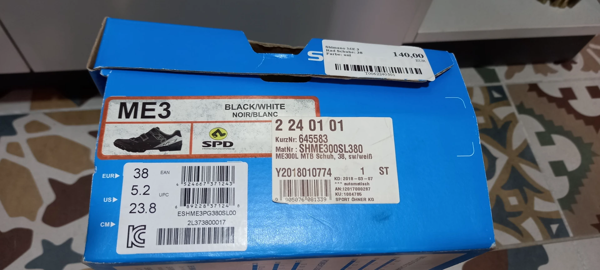 1. VÂND PAPUCEI BICICLETA SPD SHIMANO ME3