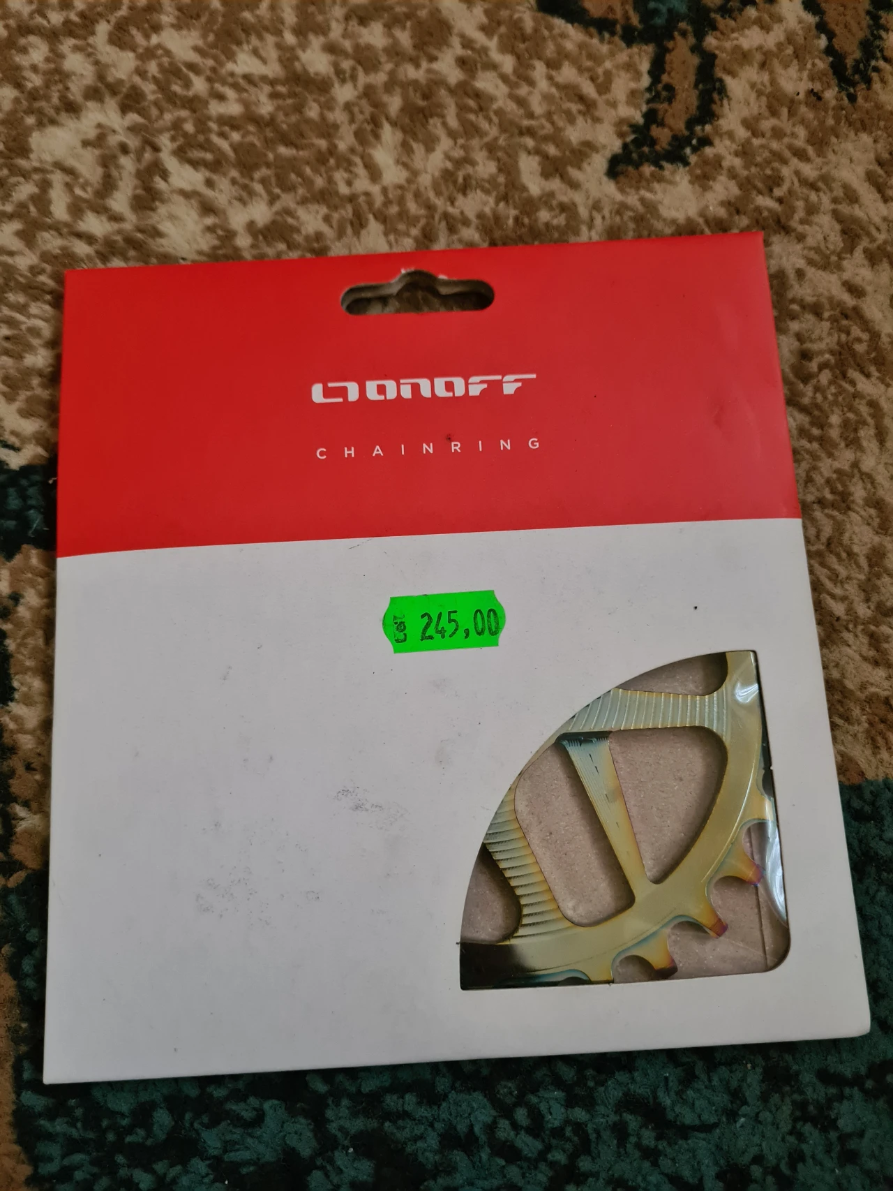 1. DIRECT MOUNT OVAL GXP CHAINRING/ Foaie Ovala ONOFF